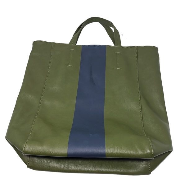 Saks Fifth Avenue Bags Saks Fifth Avenue Pleather Tote Bag New